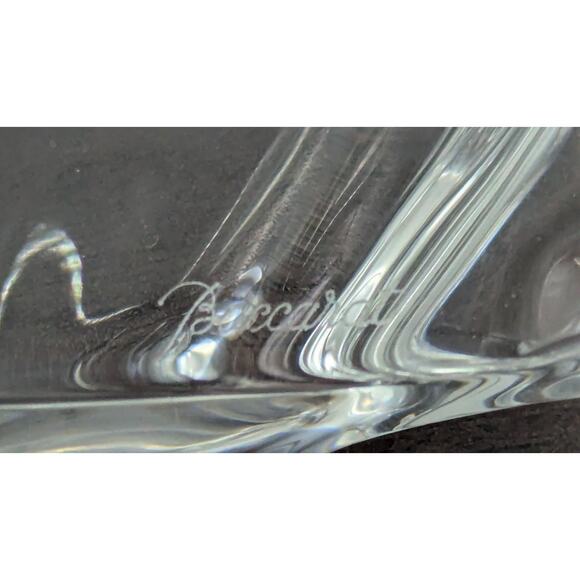 Baccarat Crystal Akita Dog Puppy Zodiac 1994 Figurine Paperweight France 4.5" - Picture 12 of 13